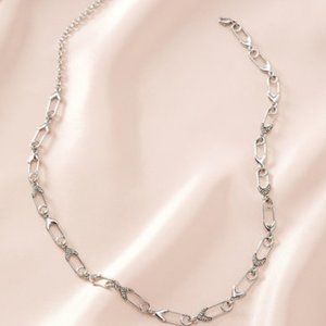 Stella & Dot Safety Pin Necklace